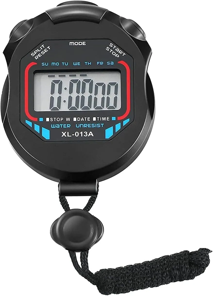 Stopwatch Digital Stopwatch,Sport Stop Watch,Large Display Stopwatch,Stopwatch Digital Handheld Multi-Function Professional Electronic Chronograph Sports Stopwatch Timer Stop Watch (8)