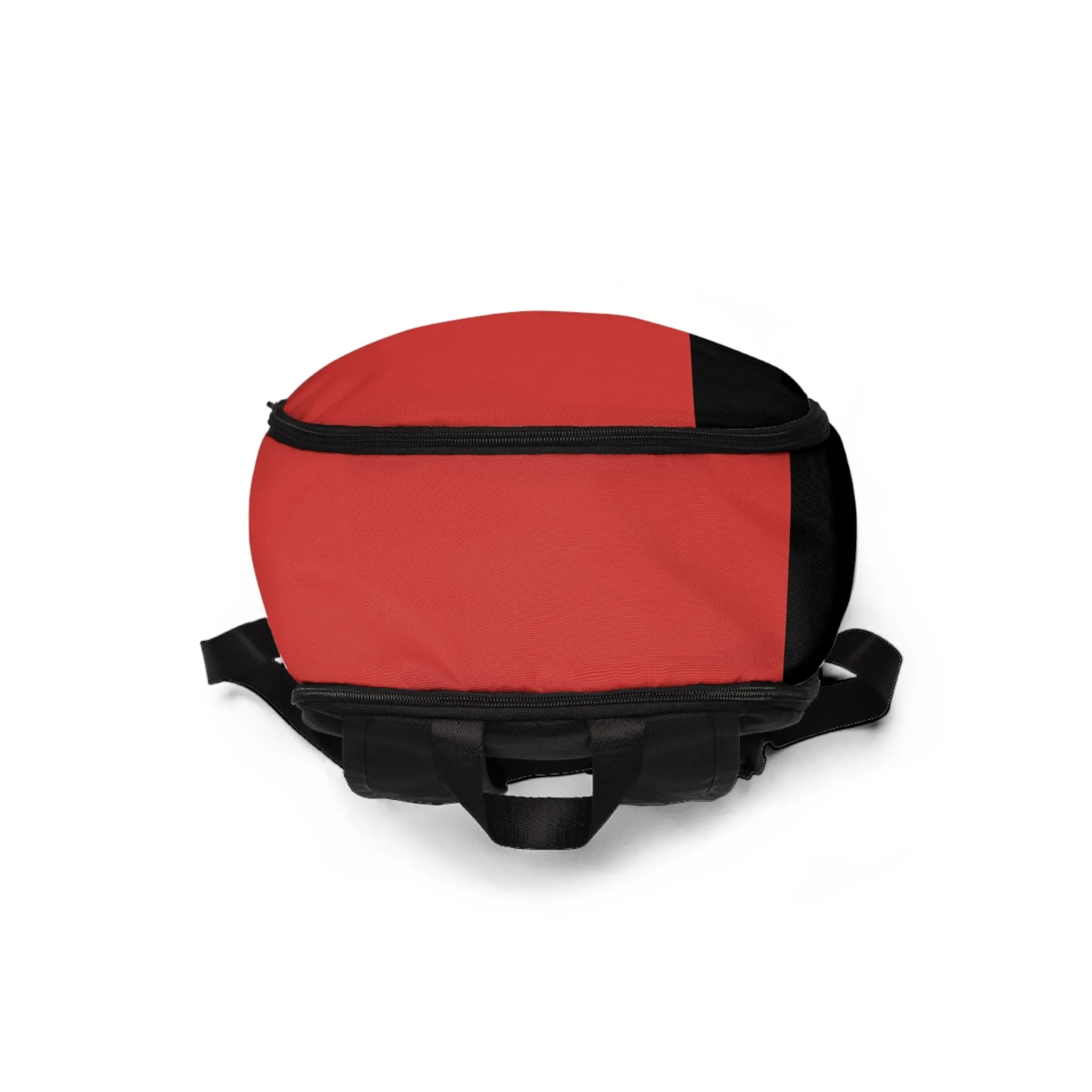 Stripped Green Red Waterproof Backpack Black Problem-free return Fashion Intelligent