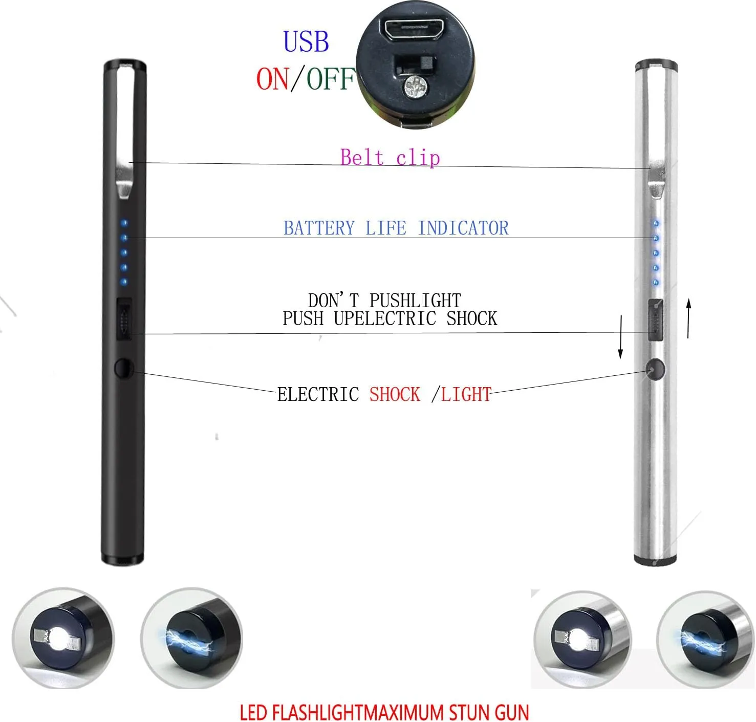 Stun Guns - Empower Women's Safety with a Powerful Self-Defense Device - tasers for Women and Men