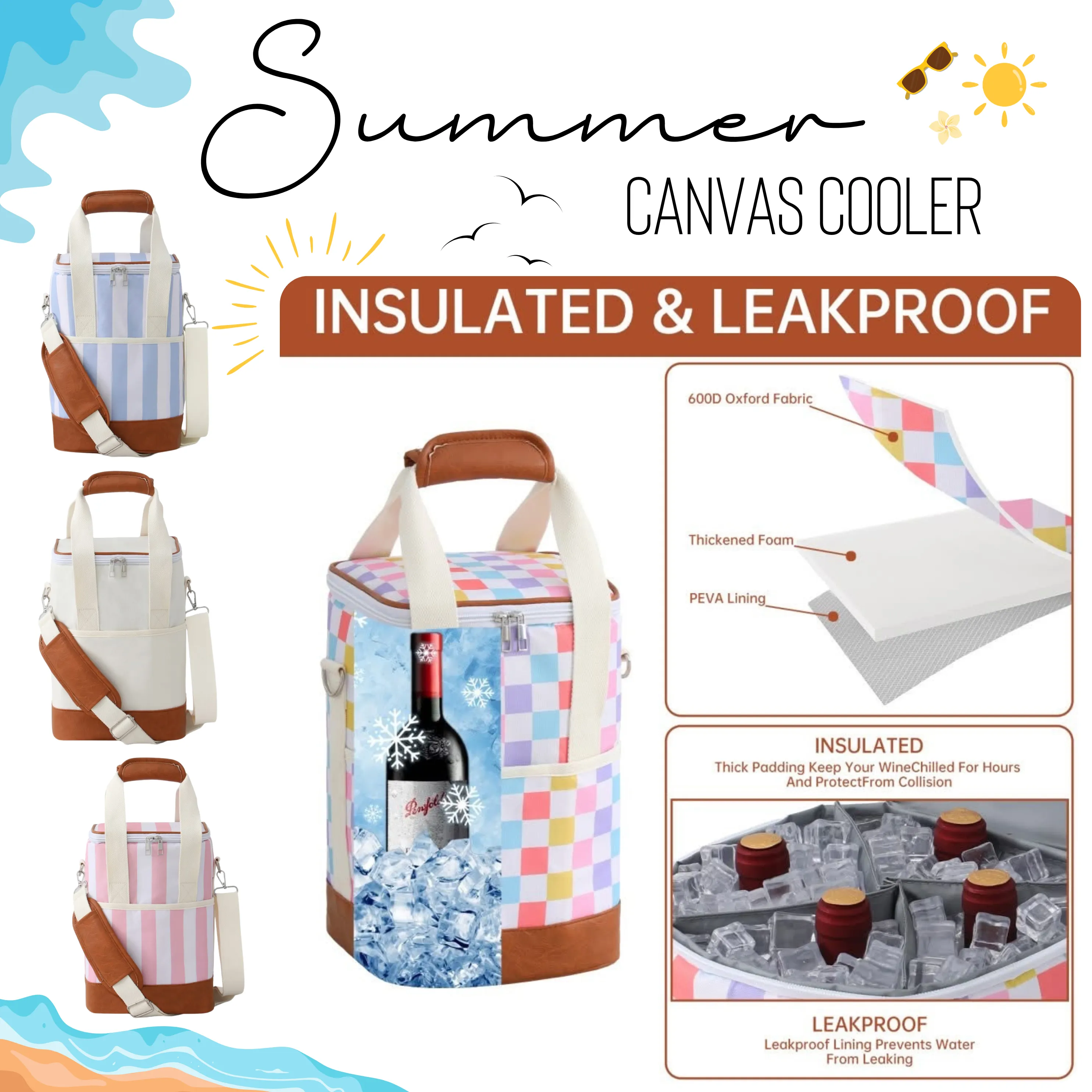 Summer - Canvas Cooler