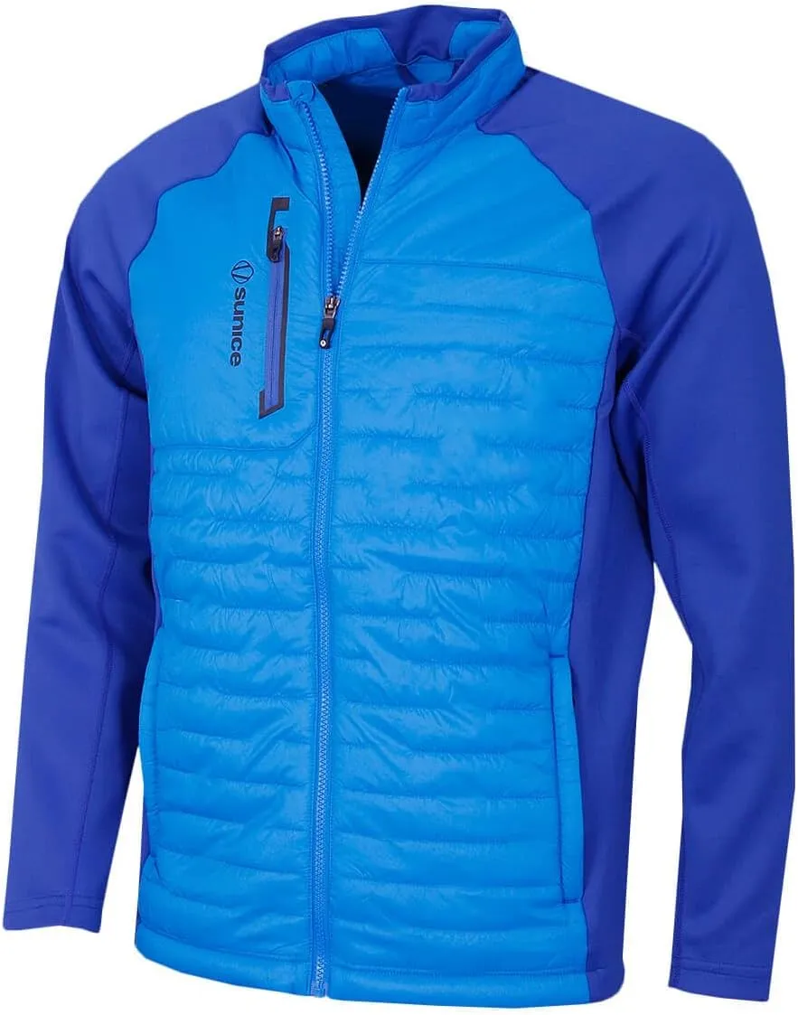 Sunice Performance Apparel - Hamilton Men’s Windproof Full Zip Ultra-Lightweight Water Repellent Thermal Jacket