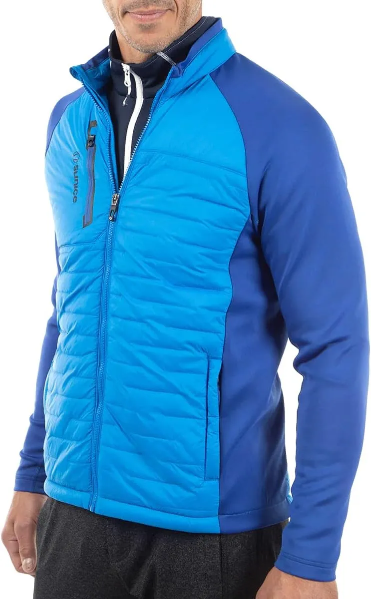 Sunice Performance Apparel - Hamilton Men’s Windproof Full Zip Ultra-Lightweight Water Repellent Thermal Jacket