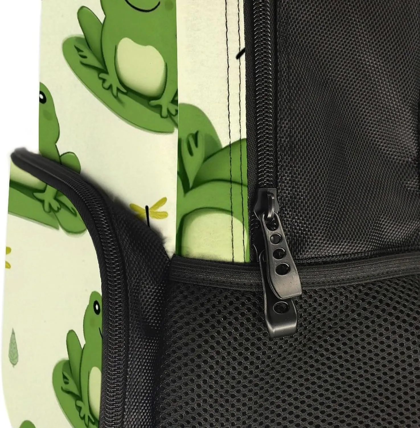 Supdreamc Lightweight Daypack Backpack for Sports Travel Running - Large Capacity Multipurpose Anti-Theft Bookbag, Cute Frog Animal Green Frogs Laptop Backpack Daypack