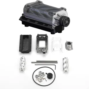 Supercharger Adapter for MAD V8 Mini Engine, MAD RC 1:10 Scale CNC Dynamic Visual Supercharger Model, DIY Assembly Model Kit (KIT Version)