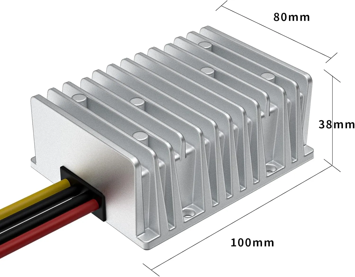 SUPERNIGHT DC 12V Step Up to 24V 20A 480W Boost Converter Waterproof Voltage Regulator for Golf Cart Club Car