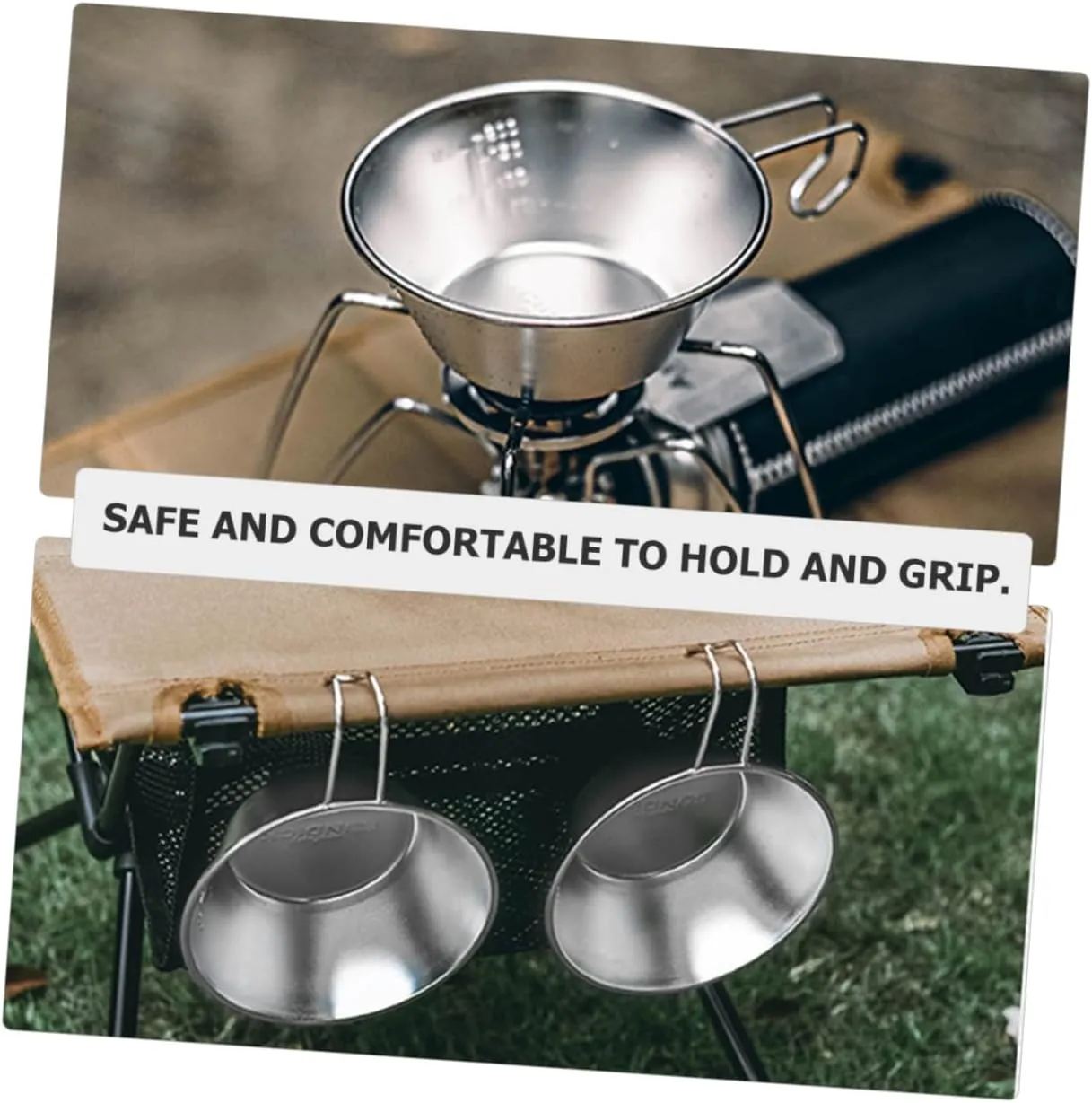 SUPVOX Multi Function Camping Wine Cup Convenient Makgeolli Bowl Durable Lightweight Picnic Supply Outdoor Accessory for Daily Use