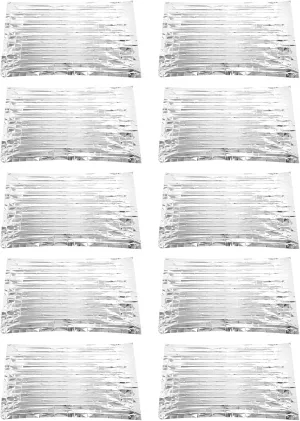 Survival Blanket Reflective Aluminum Foil Insulation Petra Safety Emergency Blanket for Camping Hiking Roadside Emergencies Backpacking
