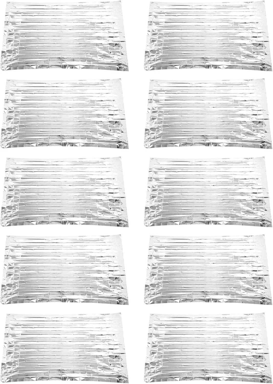 Survival Blanket Reflective Aluminum Foil Insulation Petra Safety Emergency Blanket for Camping Hiking Roadside Emergencies Backpacking