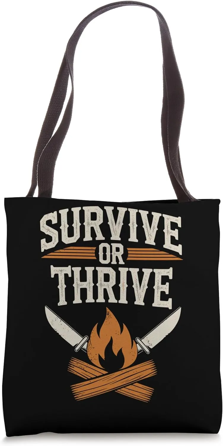 Survivalist Emergency Preparedness Outdoor Skills Tote Bag