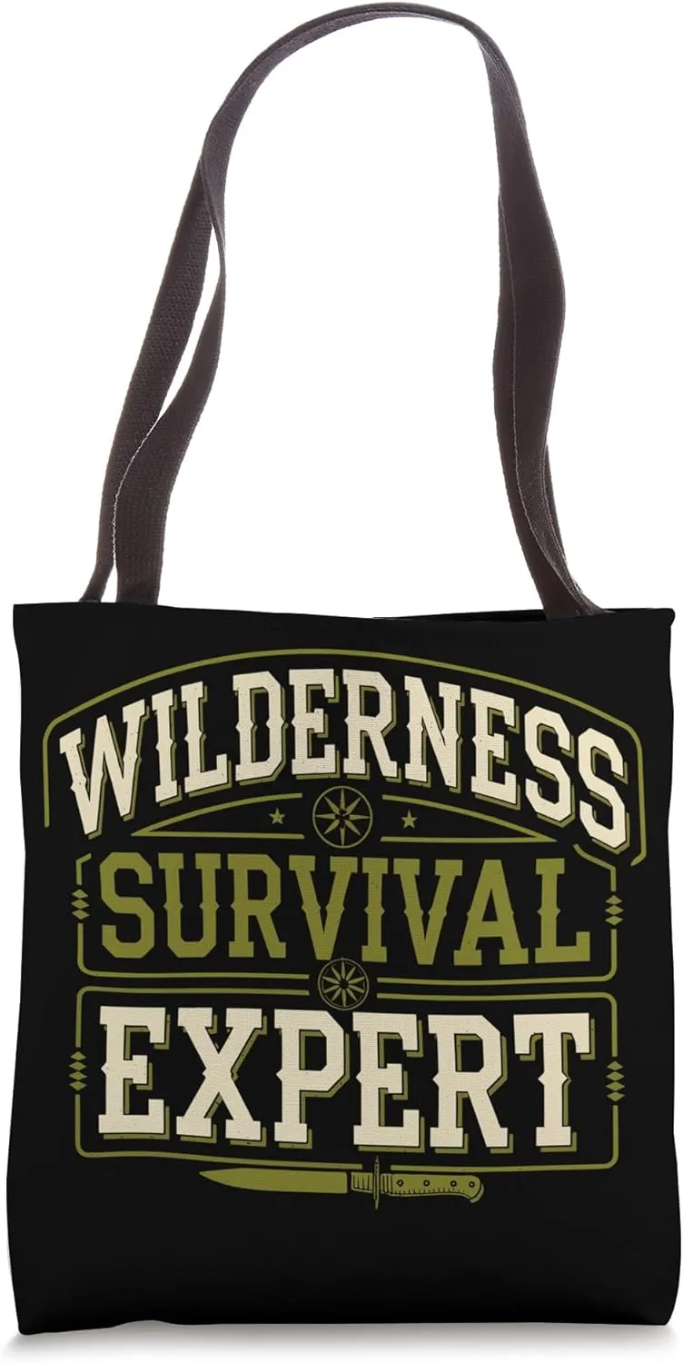 Survivalist Emergency Preparedness Outdoor Skills Tote Bag