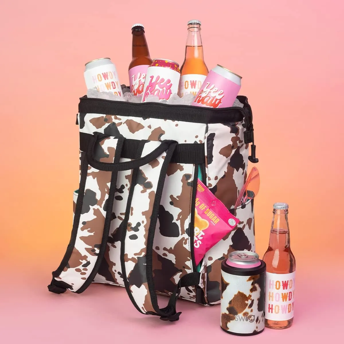 Swig Life Packi Backpack Cooler, Insulated Cooler, Waterproof Beach Bag, 24 Cans, Lightweight Insulated Coolers