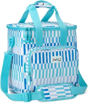 Swig Life Triple Insulated Cooler Bag with Zipper, Large Travel Cooler Bag Holds 16-24 Cans, or 6 Wine Bottles, Insulated
