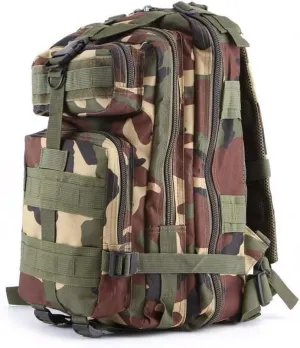 Tactical Backpack Military Army 3P Molle Backpack for Hiking Trekking Camouflage