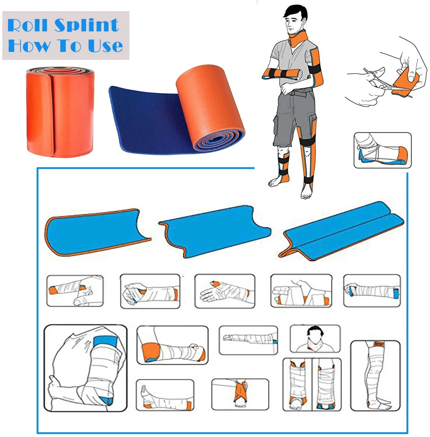 Tactical Emergency First Aid Kit-MOLLE Admin Pouch IFAK-Wound Dressing Blood Control EMT Survival Trauma Kit-Camp Travel Car Medic Kit