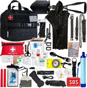 Tactical Survival Backpack - Essential First Aid & Gear