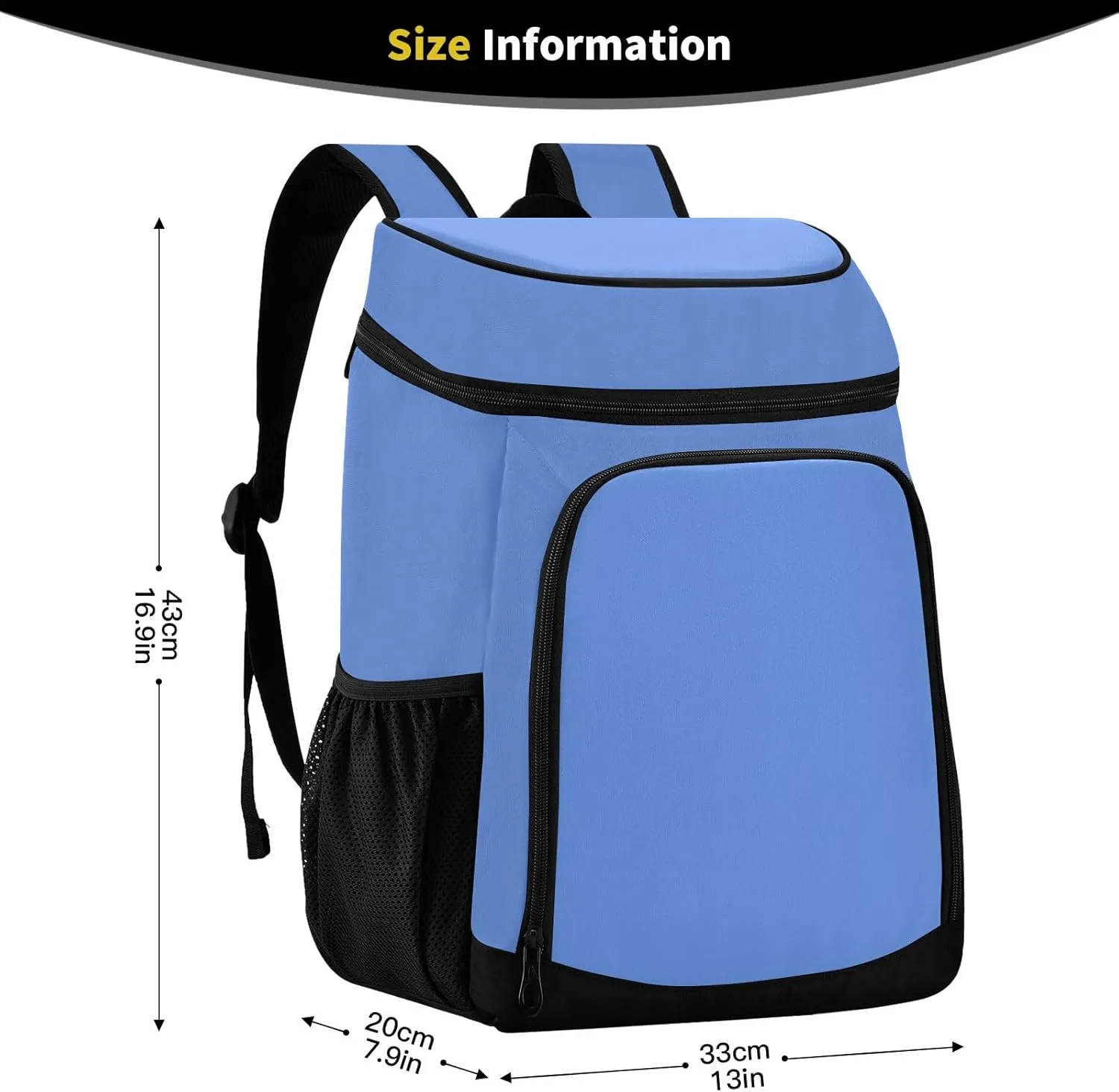 Thanksgiving Turkey Backpack Cooler 36 Cans Waterproof Cooler for Camping Lunch Backpack