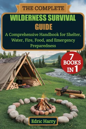 THE COMPLETE WILDERNESS SURVIVAL GUIDE: A Comprehensive Handbook for Shelter, Water, Fire, Food, and Emergency Preparedness Paperback – Large Print, January 18, 2025