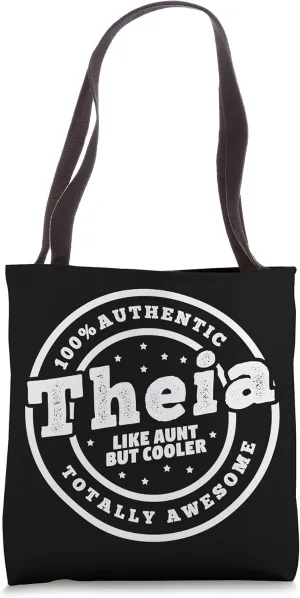 Theia Greek American Aunt Gift Tote Bag