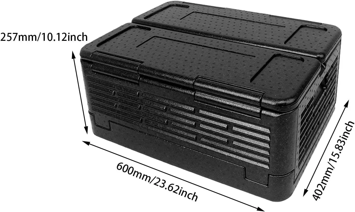 Thermal Food Carrier Insulated Food Cooler 60L Large Food Warmer Ice Chest Cooler for Camping Parties Beach Food Delivery