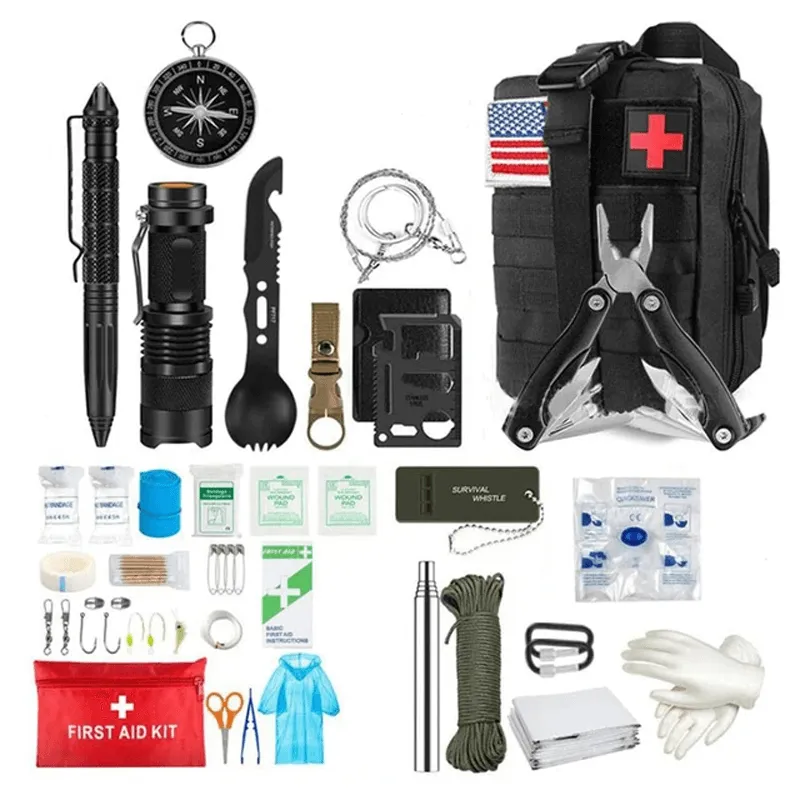 TIMBERKIT - Survival First Aid Kit 35 tools
