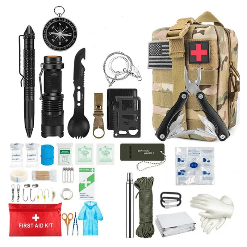 TIMBERKIT - Survival First Aid Kit 35 tools