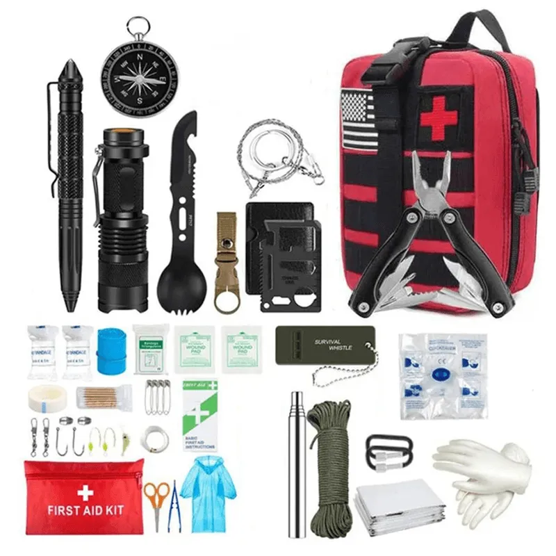 TIMBERKIT - Survival First Aid Kit 35 tools