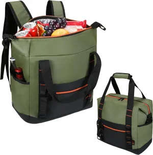 Tirrinia Cooler Backpack Bag Insulated, 36 Cans Soft Leakproof Camping Cooler for Hiking, Traveling, Picnic, Beach, BBQ