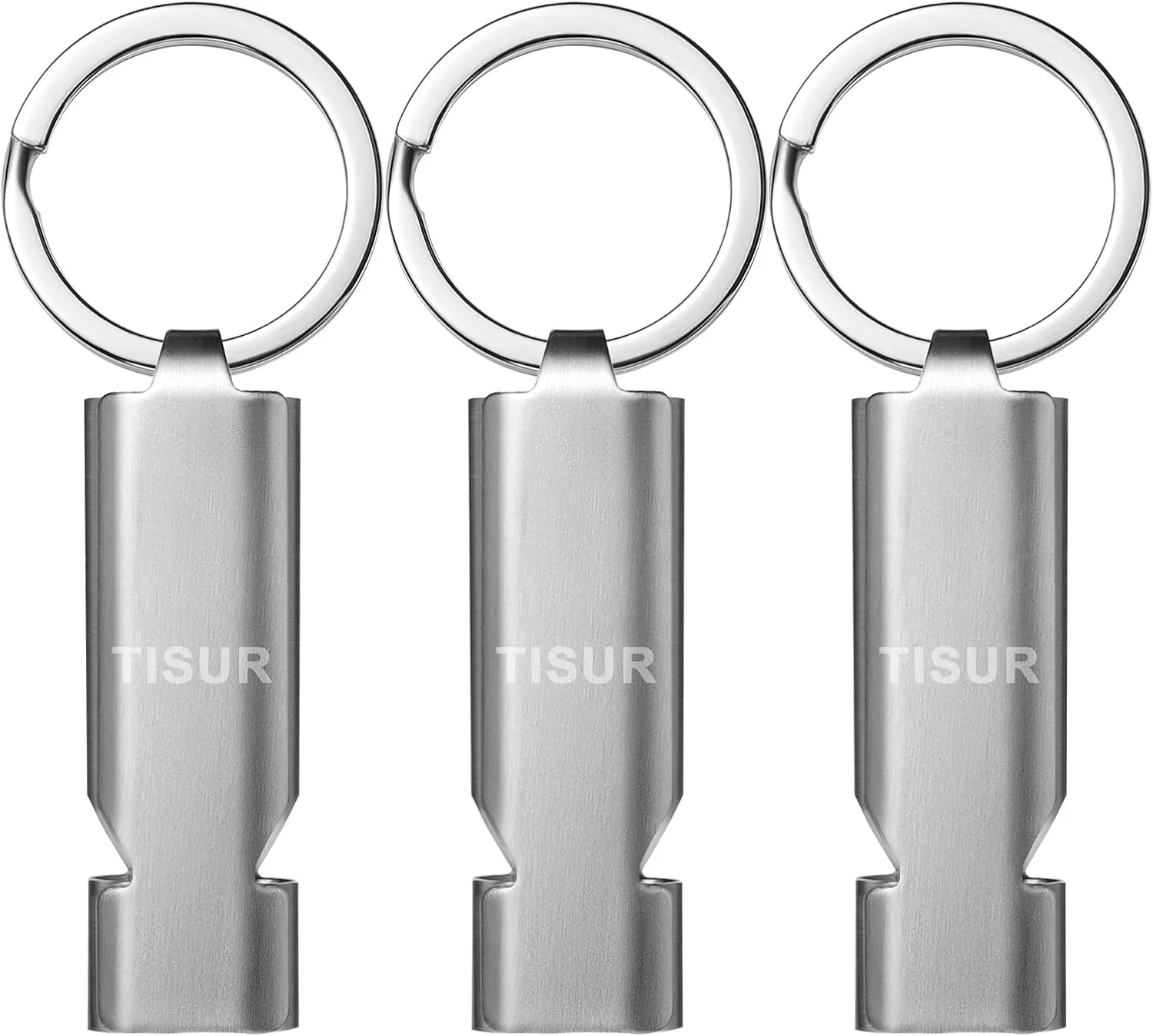 TISUR Loud Emergency Whistles,130db  Lifeguard Safety Whistle Keychain for Surviva Camping Hiking dog whistle