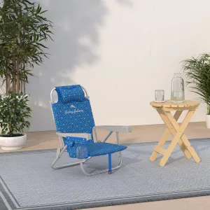 Tommy Bahama 2020 Backpack Cooler Chair with Storage Pouch and Towel Bar