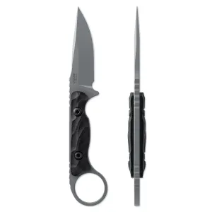 Toor Jank Shank S Phantom Grey 3.0" Fixed Blade Pocket Knife (850049642880)