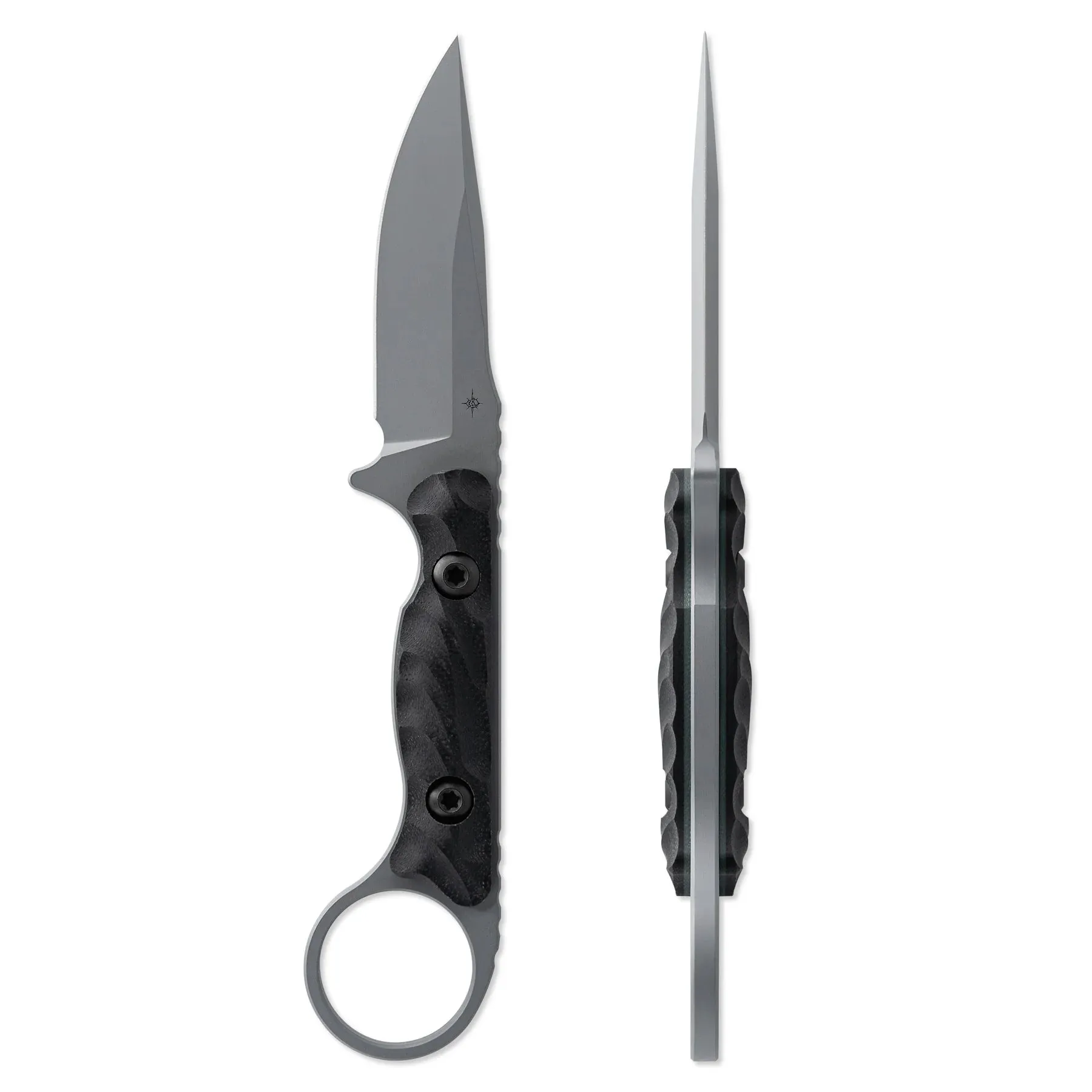 Toor Jank Shank S Phantom Grey 3.0" Fixed Blade Pocket Knife (850049642880)