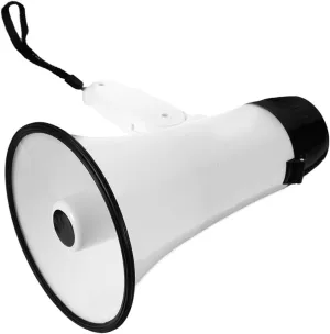 Toyvian 1 Set Portable Battery Operated Loudspeaker Handheld Megaphone with Low Power Consumption for Events Security and Outdoor Activities Reliable Sound Output Lightweight Design