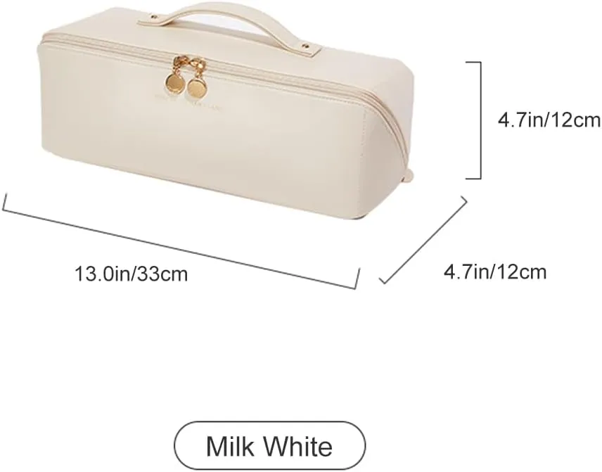 Travel Case Compatible with Dyson Airwrap Styler, Portable Supersonic Hair Dryer Travel Storage Bag, Waterproof Carrying Case Organizer for Shark Flexstyle and Attachments (White)