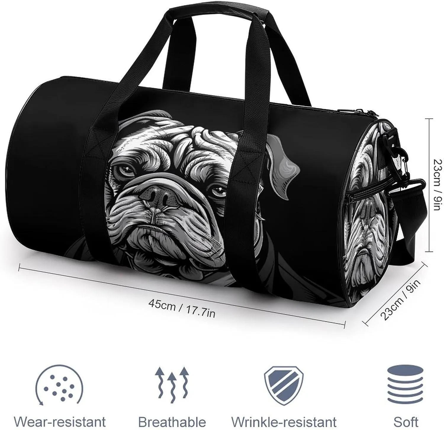 Travel Duffel Bag for Men And Women,Wearing A Suit Waterproof Sports Fitness Bag Portable Travel Duffel Bag