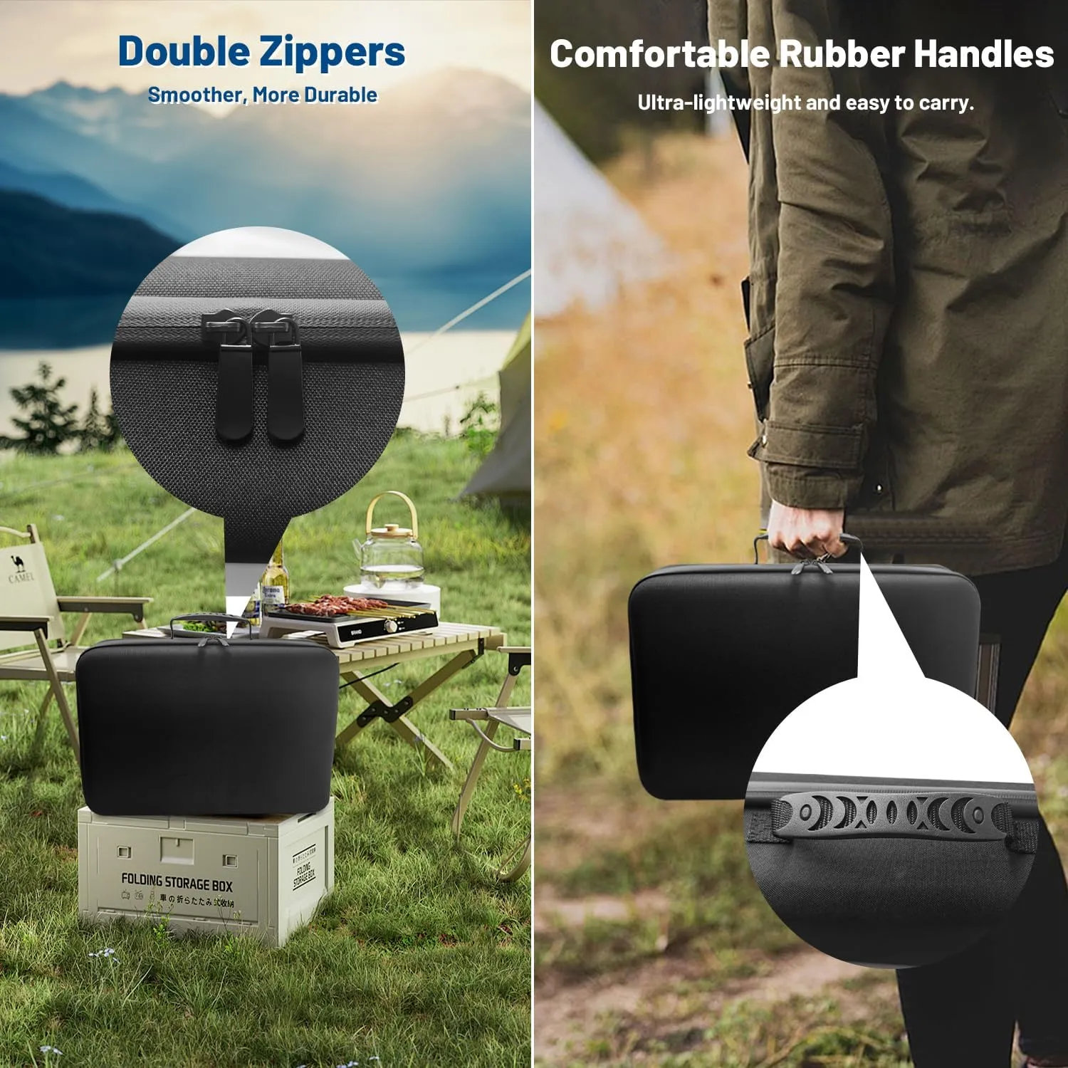 Traveling Carry Case for Starlink Mini, Storage Organizer Bag Fits with Starlink Mini Dish & Accessories - Lightweight & Durable Case Easy to Carry for Outdoor Camping and RV Trips