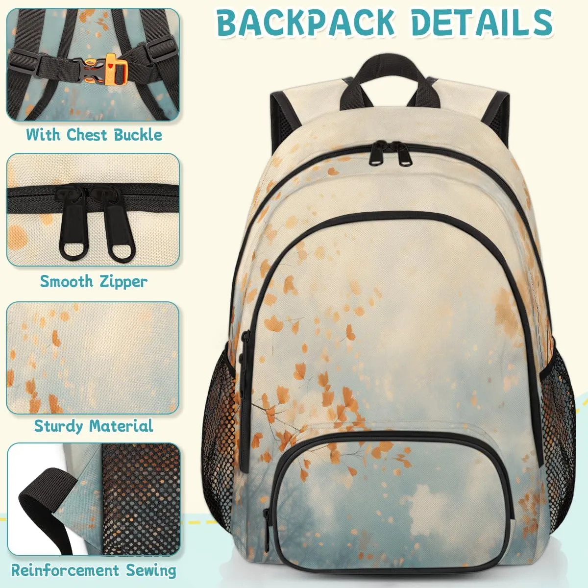 Tree Carry on Travel Backpack for Women Men Water resistant Lightweight Rucksack Backpack for Weekender Casual Work Hiking Tree