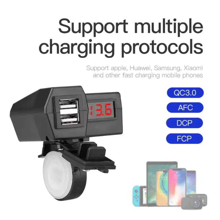 TurboTwin™ Waterproof Motorcycle Charger