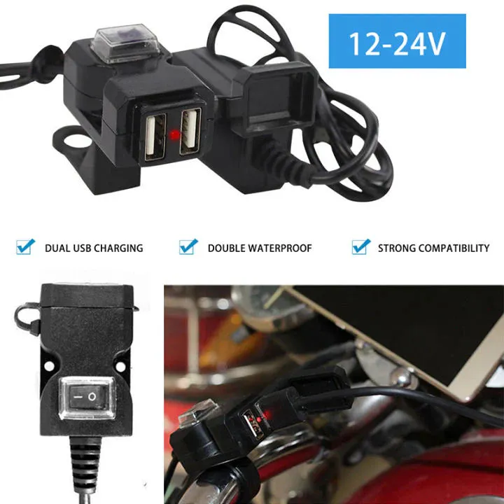 TurboTwin™ Waterproof Motorcycle Charger
