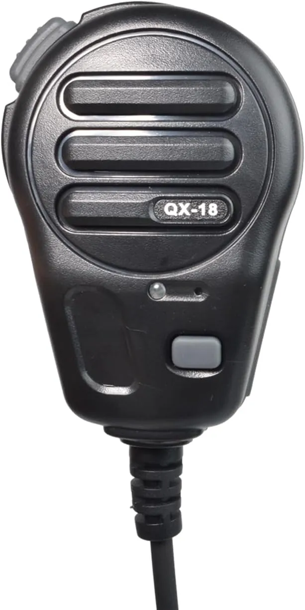 UAYESOK QX-18 USB Handheld Speaker mic for Euro Truck Simulator 2, with PTT Support New Energy Car Computer/Android Phone/Computer/Laptop, Keyboard Customization with mic Holder