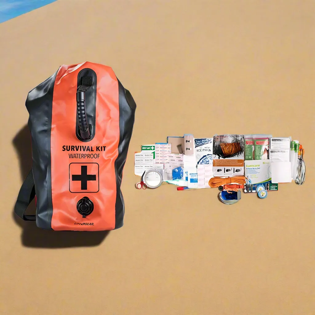 Ultimate 72-Hour Survival Kit for Two - Complete with Waterproof Dry Bag!