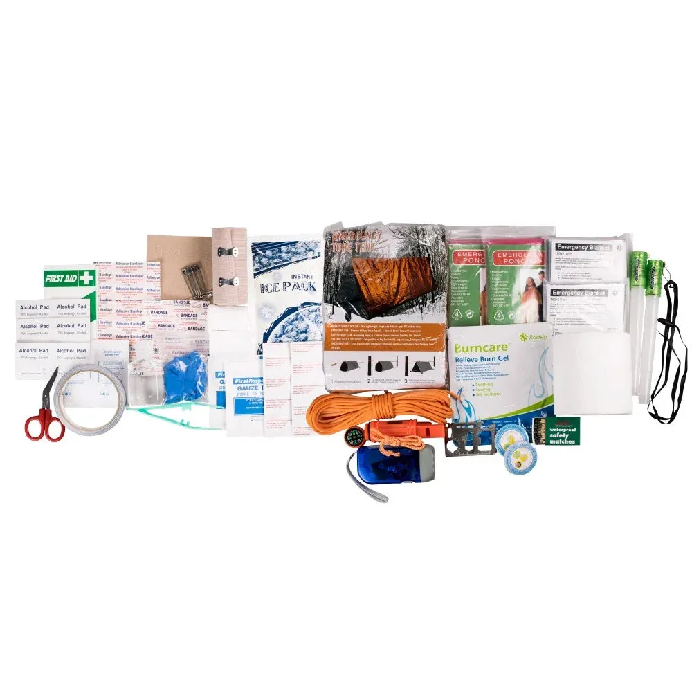 Ultimate 72-Hour Survival Kit for Two - Complete with Waterproof Dry Bag!
