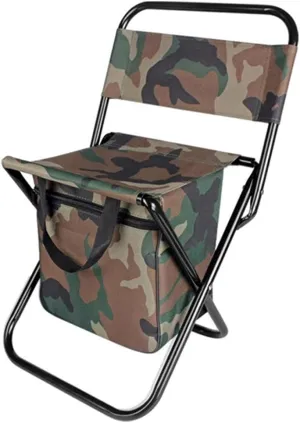 Ultralight Backpack Cooler Chair, Camping Chairs,Compact Lightweight and Portable Folding Stool - Perfect for Outdoor Events, Travel, Hiking, Camping, Tailgating, Beach, Parades & More Super