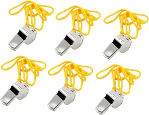 Uonlytech 12Pcs Survival Whistles Loud Emergency Whistles for Outdoor Activities for Camping Hiking and Training Lightweight with Keychain for