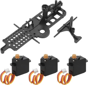 Upgrade Accessories Pack for WLtoys XK K110 K110S Remote Control Helicopter with Steering Gear, Professional Manufacturing and Exquisite Workmanship