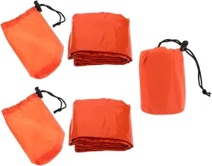 UPKOCH Thermal Portable Sleeping Bag Emergency Gear with Drawstring for Camping Hiking and Outdoor Survival Use