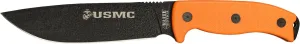 US Marines M-1021OR Fixed Blade Knife, 12-Inch, Orange