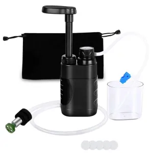 Water Purifier Camping Water Filter Straw Mini Emergency Purification System Portable Outdoor Survival Gear
