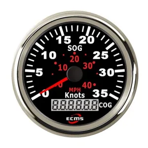 Waterproof Boat Yacht 85mm GPS Speedometer 0-35MPH 0-60KM/H with COG