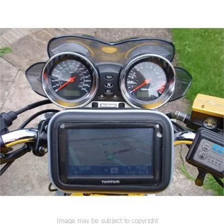 Waterproof Case & Motorcycle Bike Mount for GPS SatNav (sku 6524)
