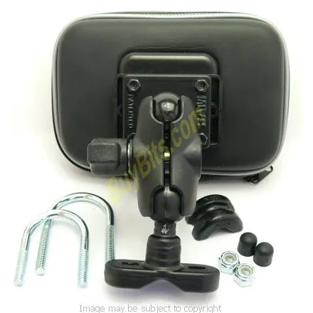 Waterproof Case & Motorcycle Bike Mount for GPS SatNav (sku 6524)